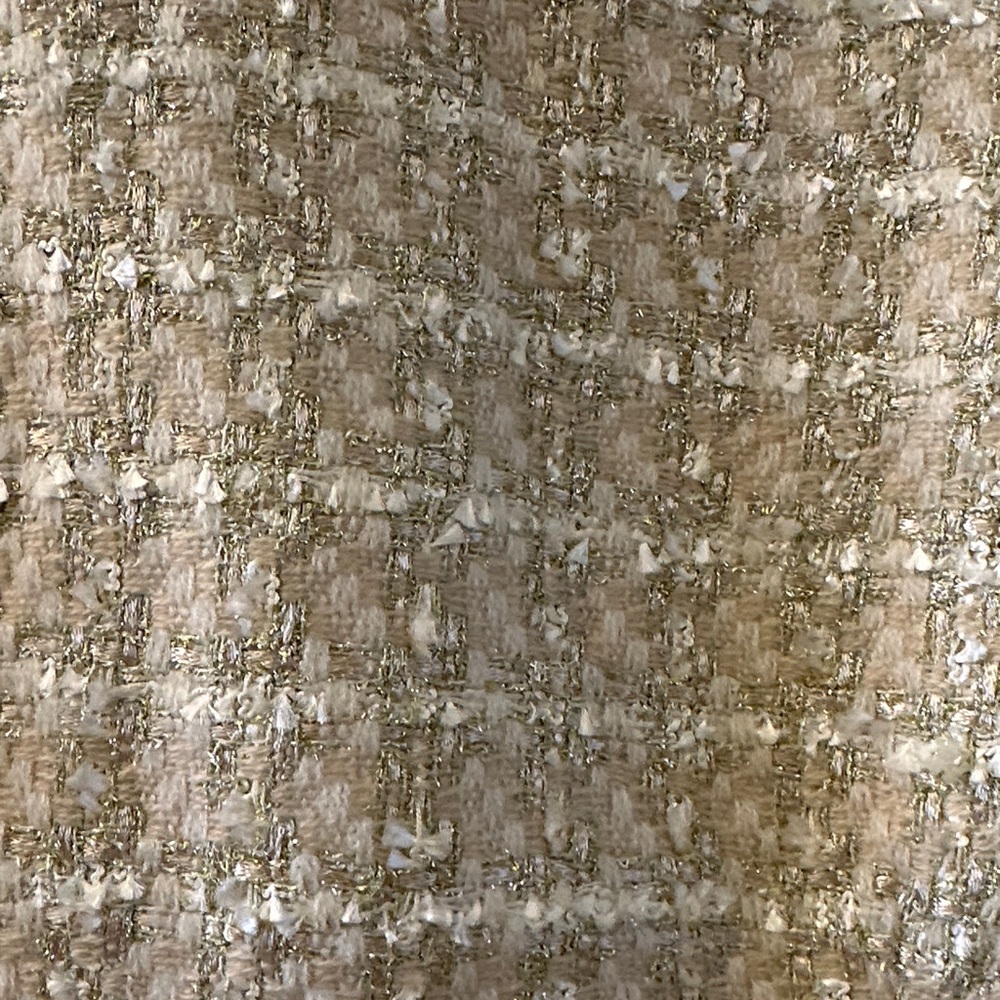 Cheris Chic Cream Tweed Mini Dress Sz M - Picture 3 of 4